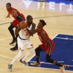 Heat supera a Knicks en primer duelo de serie