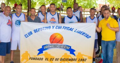 Omy Peña, patrocinador oficial Club de básketball Libertad en 9no torneo Liga de Baloncesto de SDN