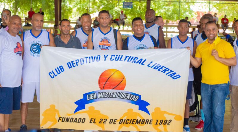 Omy Peña, patrocinador oficial Club de básketball Libertad en 9no torneo Liga de Baloncesto de SDN