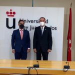 García Fermín firma acuerdo con Universidad Rey Juan Carlos de España para desarrollar maestrías y doctorados