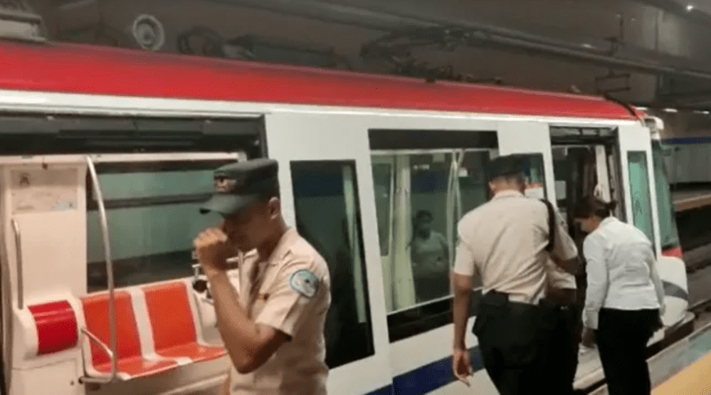 Humareda afecta nuevamente Metro de Santo Domingo