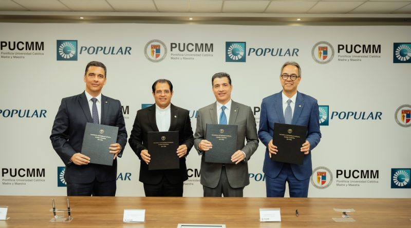 El Banco Popular Dominicano y la PUCMM suscribieron un convenio de colaboración para renovar su apoyo al emprendimiento y la educación...