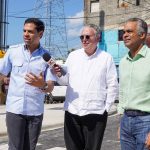 El ministro de la Presidencia y el director de Propeep encabezaron un recorrido por las paradas del Teleférico Los Alcarrizos.