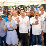 Roberto Ángel Salcedo juramentó en la Unidad Externa con Luis al presidente del PRM al la Sala Capitular de Guayubín.