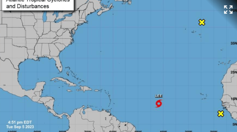 La depresión tropical 13 se transformó en la tormenta tropical Lee, que de acuerdo al Centro Nacional de Huracanes (NHC, en inglés) de EE.UU.