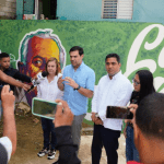 El director de Propeep y la Alcaldía de La Vega dejaron iniciados la creación de más dos kilómetros lineales de arte público, en el Parque...