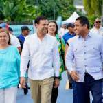 El director de Propeep y el alcalde de La Vega entregaron un Paseo de Los Colores, con más de seis mil metros cuadrados de arte público.