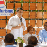 El ministro de Turismo dejó iniciados los trabajos del mejoramiento del entorno del Balneario Boca de Cachón, en Jimani, Independencia...