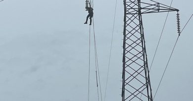 ETED informa brigadas trabajan bajo lluvia para corregir avería en línea Dajao-Monte Plata