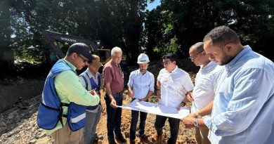 Fellito Suberví supervisa avances en trabajos cañada Guajimía que beneficiarán a 350 mil personas en SDO
