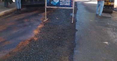 Caasd asfalta 5,000 metros cuadrados en el Gran Santo Domingo en primeros dos meses de 2026