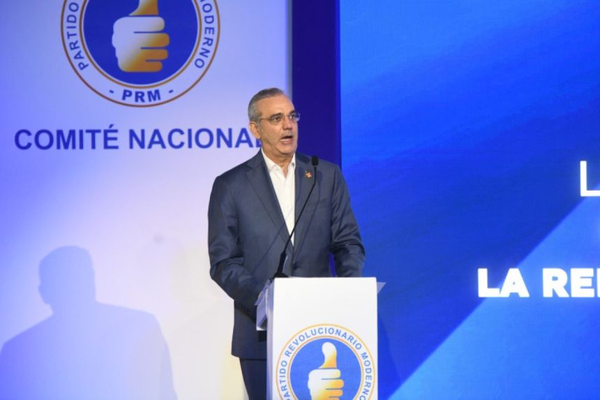 Luis Abinader ocupará la Presidencia del PRM durante los próximos cuatro años.